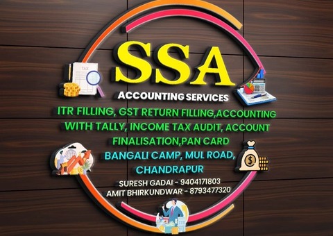 Tax Solutions , ITR Filing |GST Return,Tally Accounting,Tax Audit .PAN Card